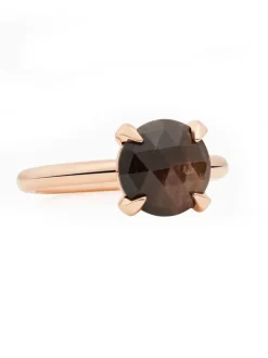 Catch ring bruine saffier 8RR4782BSB + Luxe Cadeau