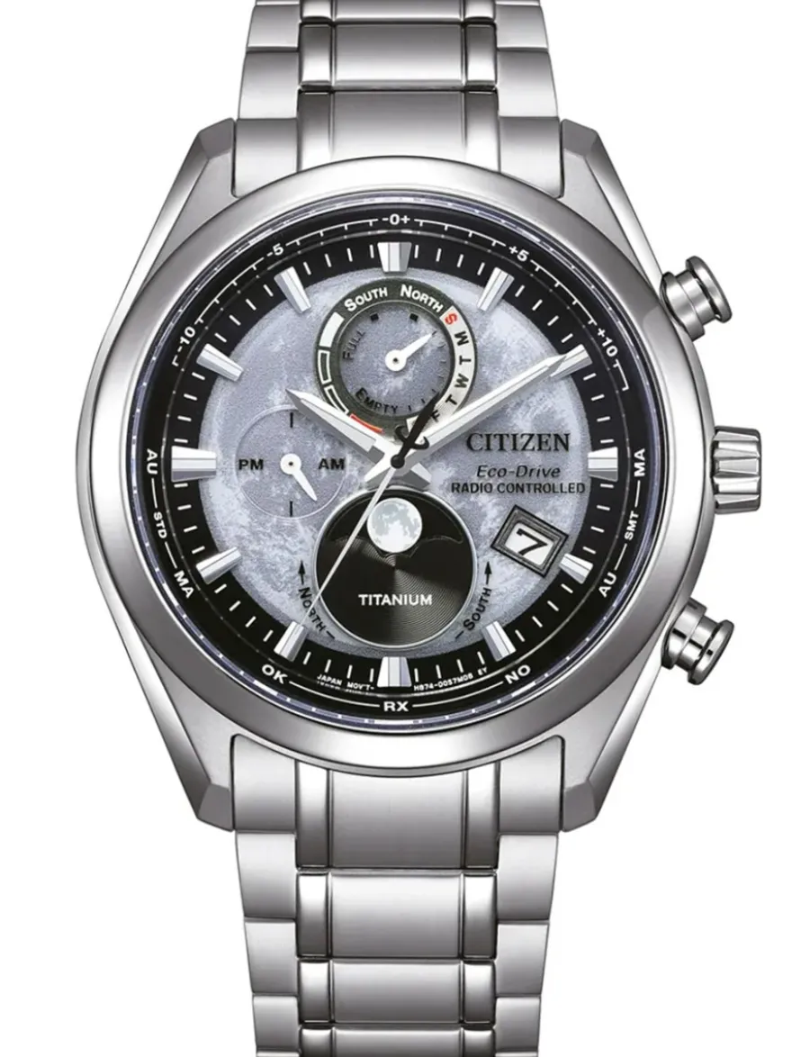 Citizen BY1010-81H Super Titanium Radio Controlled Moonphase
