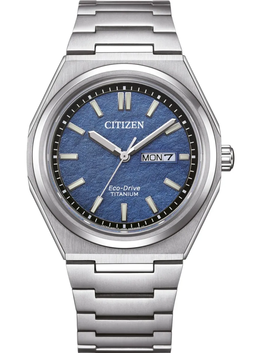 Citizen Eco-Drive Titanium AW0130-85LE + Luxe Cadeau