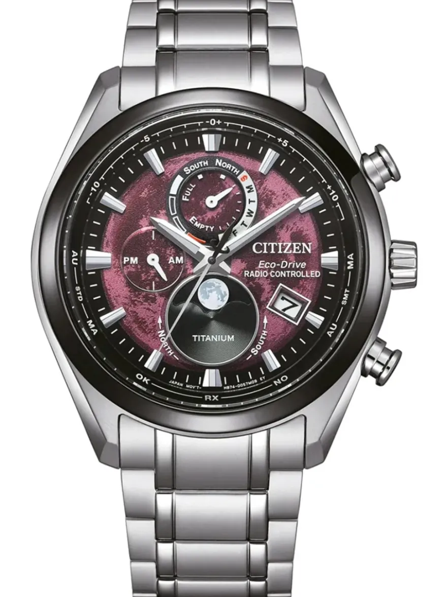 Citizen Super Titanium Radio Controlled Moonphase BY1018-80X