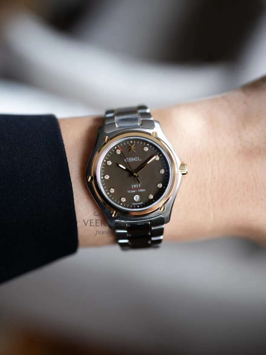 Ebel 1911 serie 30mm 1216660 + Luxe Cadeau