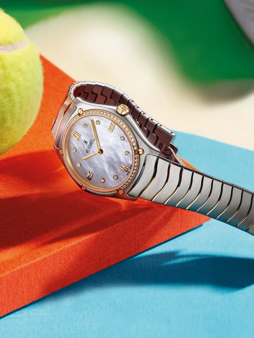 Ebel sport classic horloge 33mm 1216512 + Luxe Cadeau