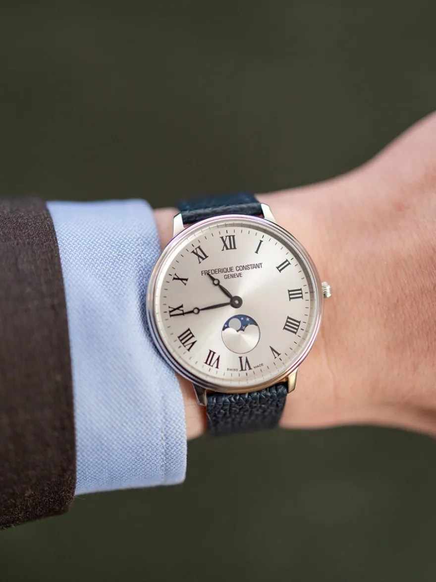 Frederique Constant Classics Quartz Moonphase FC-206RS3S6 + Luxe Cadeau
