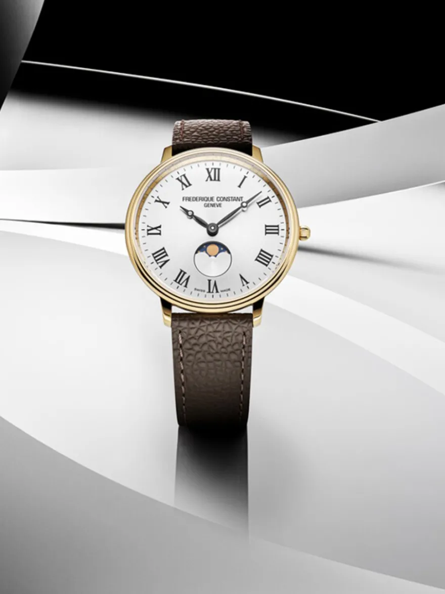 Frederique Constant Classics Quartz Moonphase FC-206RS3S5 + Luxe Cadeau