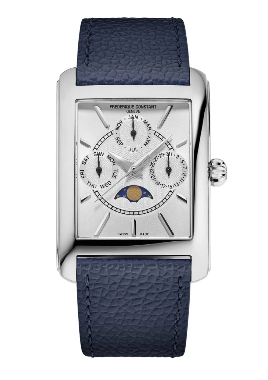 Frederique Constant Classics Carree Calender Moonphase FC-265S4C6 + Luxe Cadeau