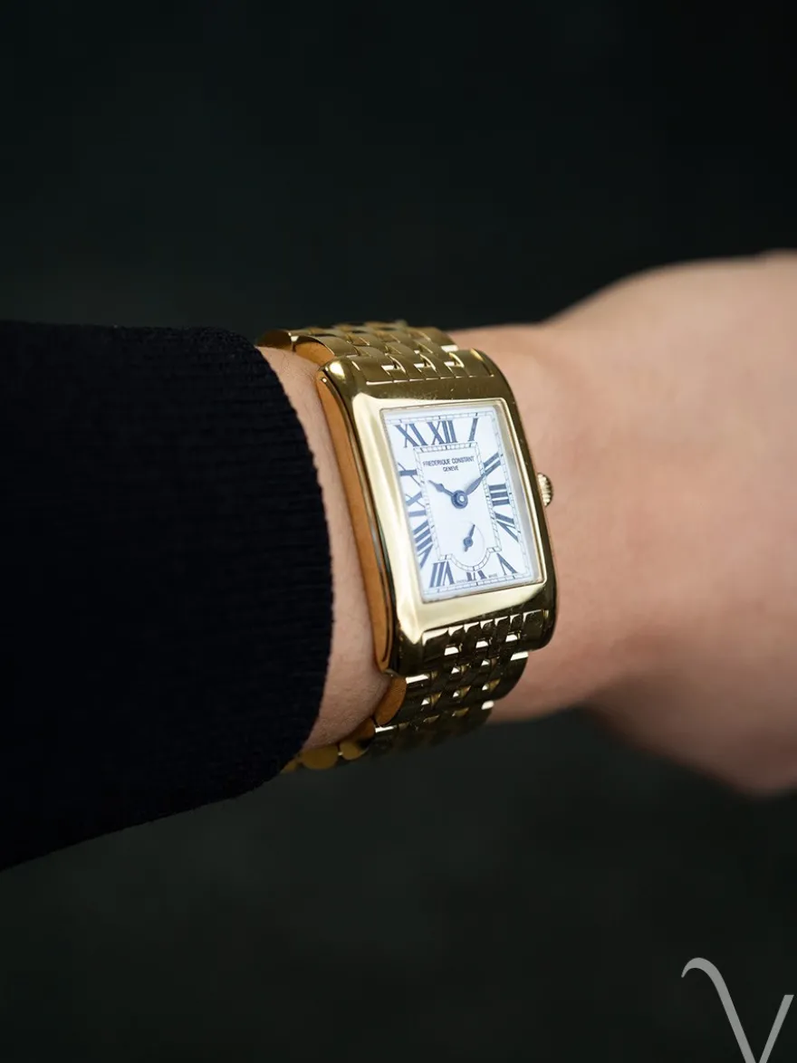 Frederique Constant Classics Carree Small Seconds FC-235S2C5B + Luxe Cadeau