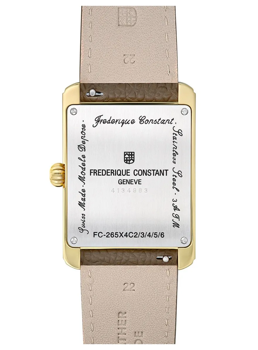Frederique Constant Classics Carree Calender Moonphase FC-265S4C5 + Luxe Cadeau