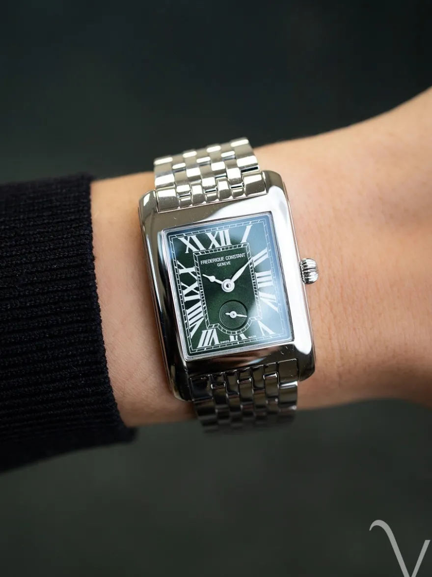 Frederique Constant Classics Carree Small Seconds FC-235GR2C6B + Luxe Cadeau
