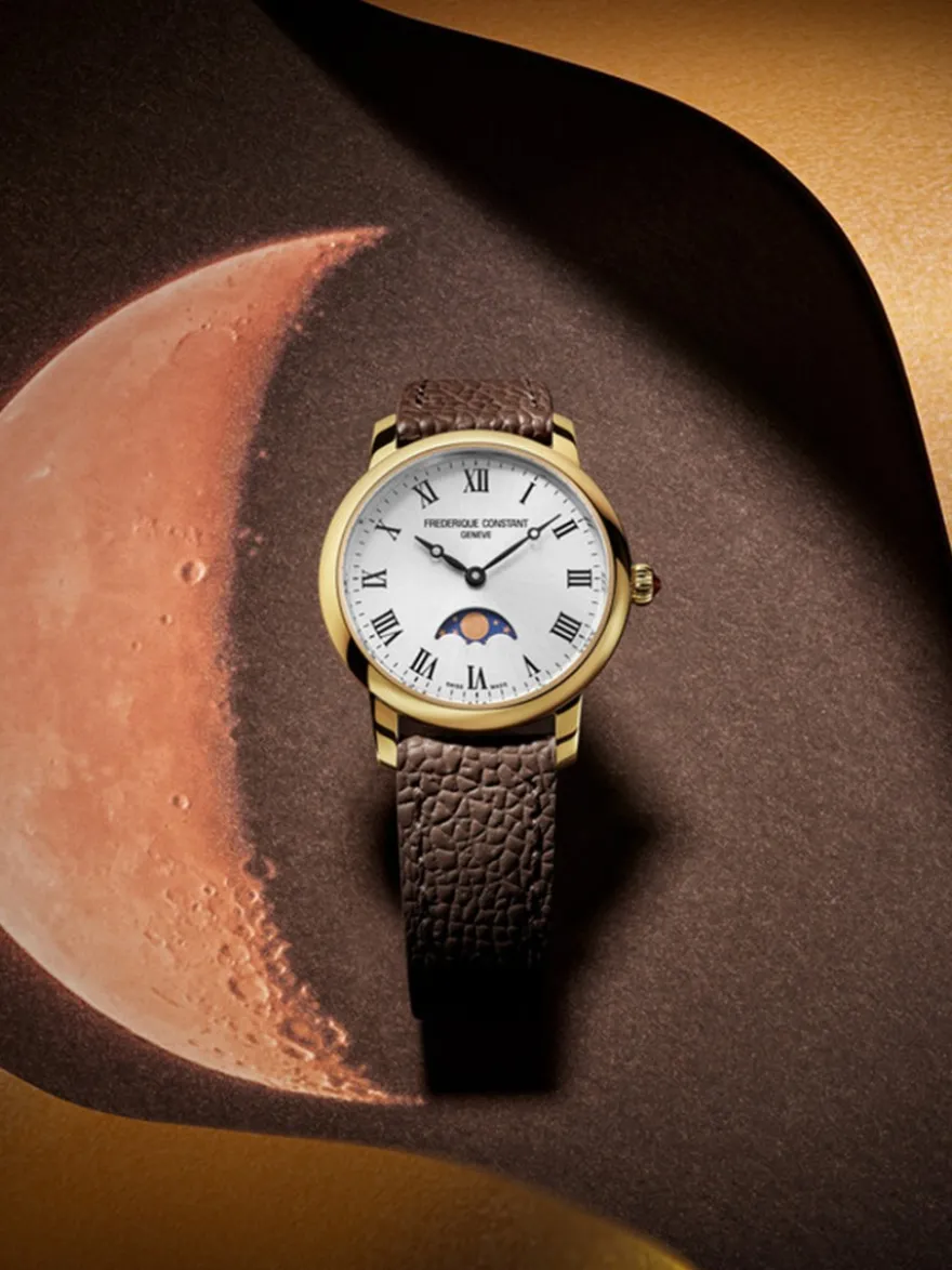 Frederique Constant Classics Moneta Moonphase FC-206RS1S5 + Luxe Cadeau