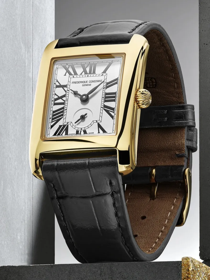 Frederique Constant Classics Carree Small Seconds FC-235S2C5 + Luxe Cadeau