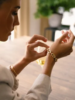 Geelgouden armband gucci schakel + Luxe Cadeau