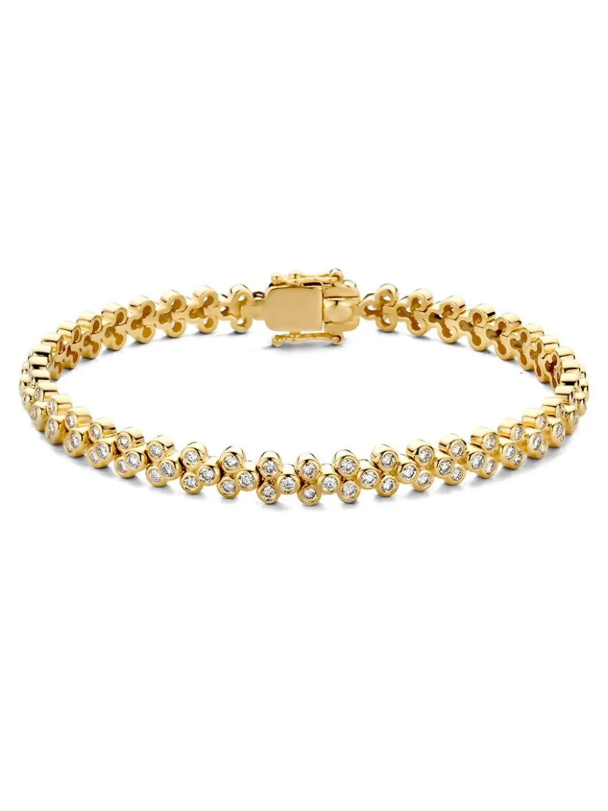 Geelgouden armband met briljant 2,45crt + Luxe Cadeau