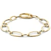 Geelgouden armband met ovale schakels + Luxe Cadeau