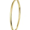 Geelgouden bangle massief 4mm + Luxe Cadeau