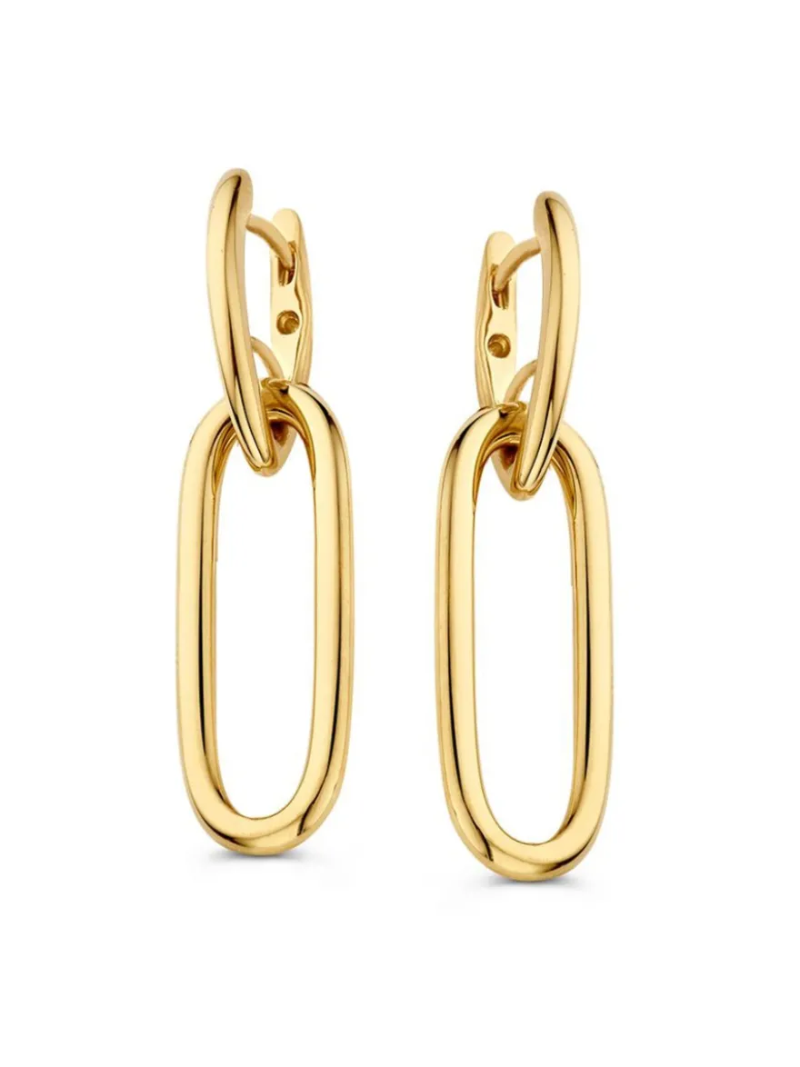 Geelgouden closed-forever oorsieraad + Luxe Cadeau