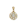 Geelgouden entourage hanger met briljant 0,40crt. + Luxe Cadeau