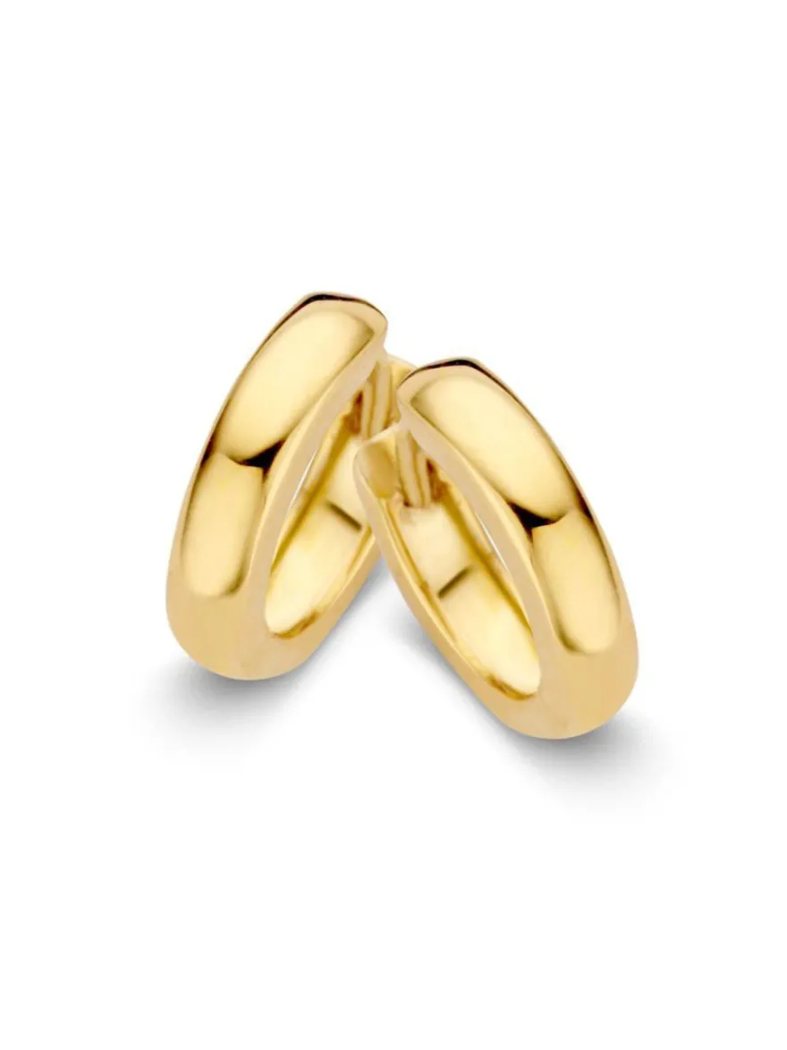 Geelgouden oorringen 12mm + luxe cadeau