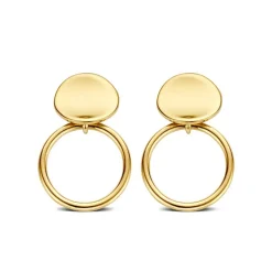 Geelgouden oorstekers + Luxe Cadeau