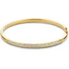 Geelgouden slavenarmband met briljant + Luxe Cadeau
