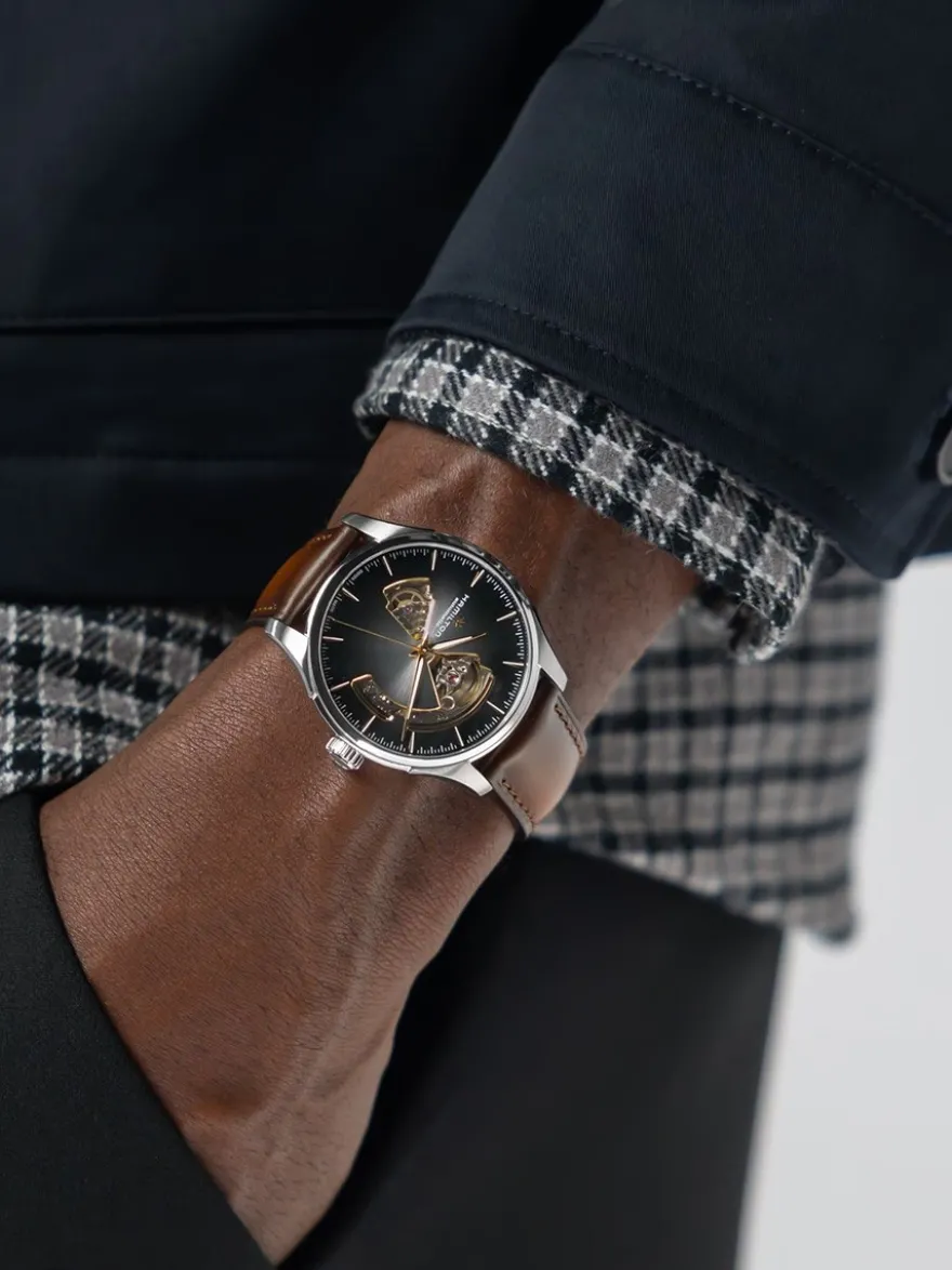 Hamilton Jazzmaster Open Heart 42mm H32675581 + Luxe Cadeau