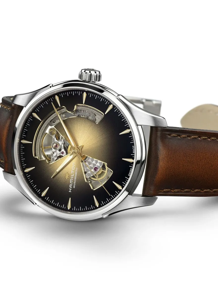 Hamilton Jazzmaster Open Heart 40mm H32675501 + Luxe Cadeau