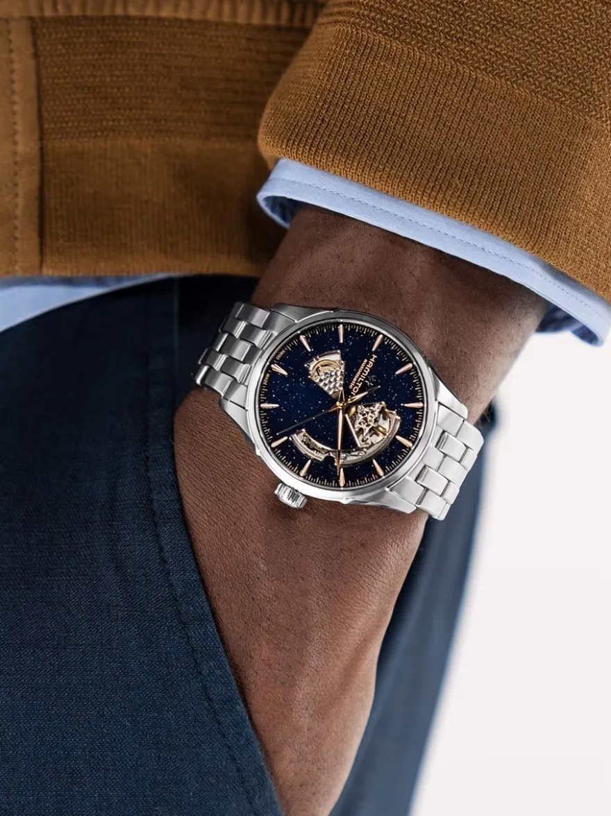 Hamilton Jazzmaster Open Heart 42mm H32705140 + Luxe Cadeau