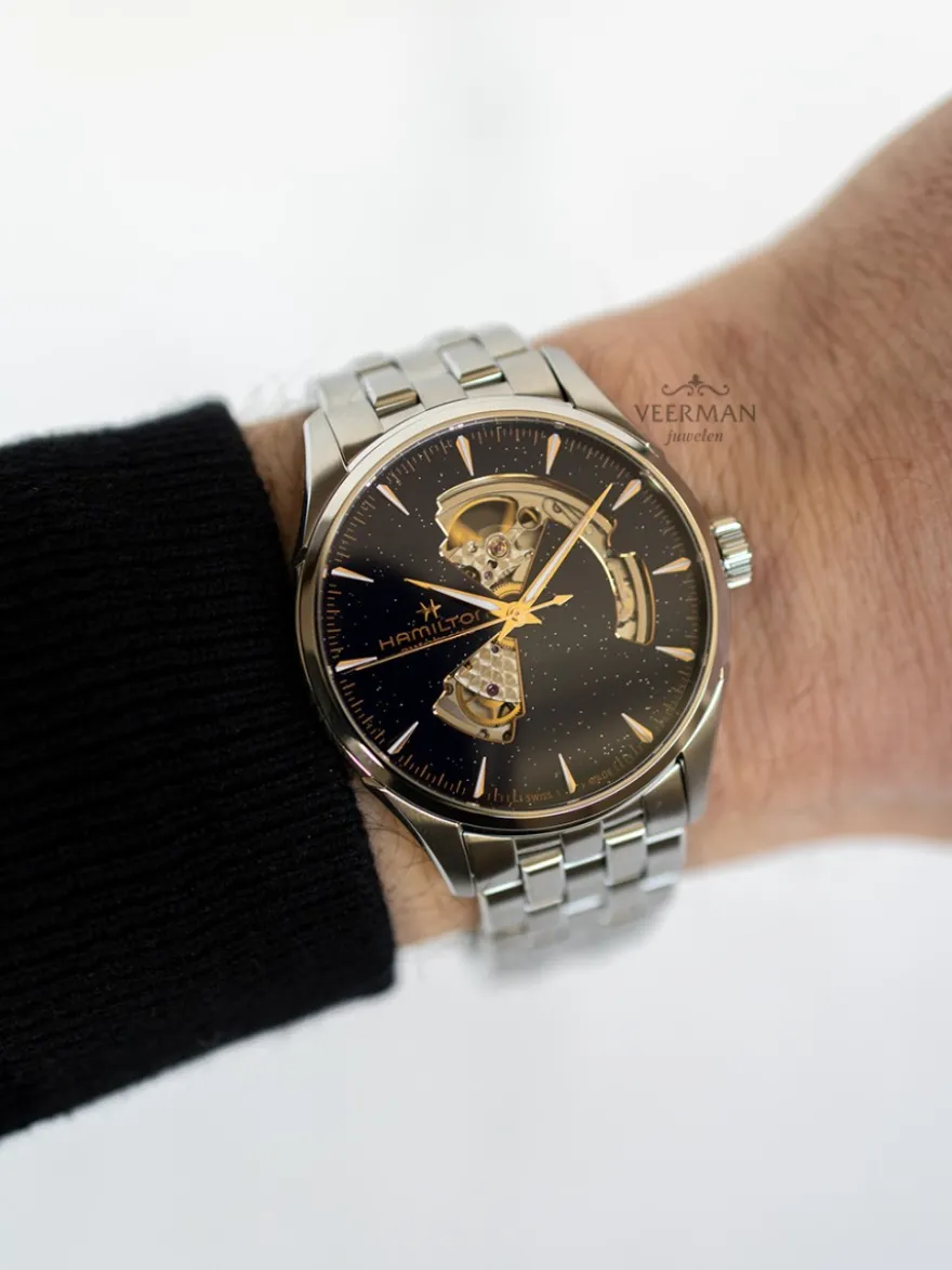 Hamilton Jazzmaster Open Heart 42mm H32705140 + Luxe Cadeau