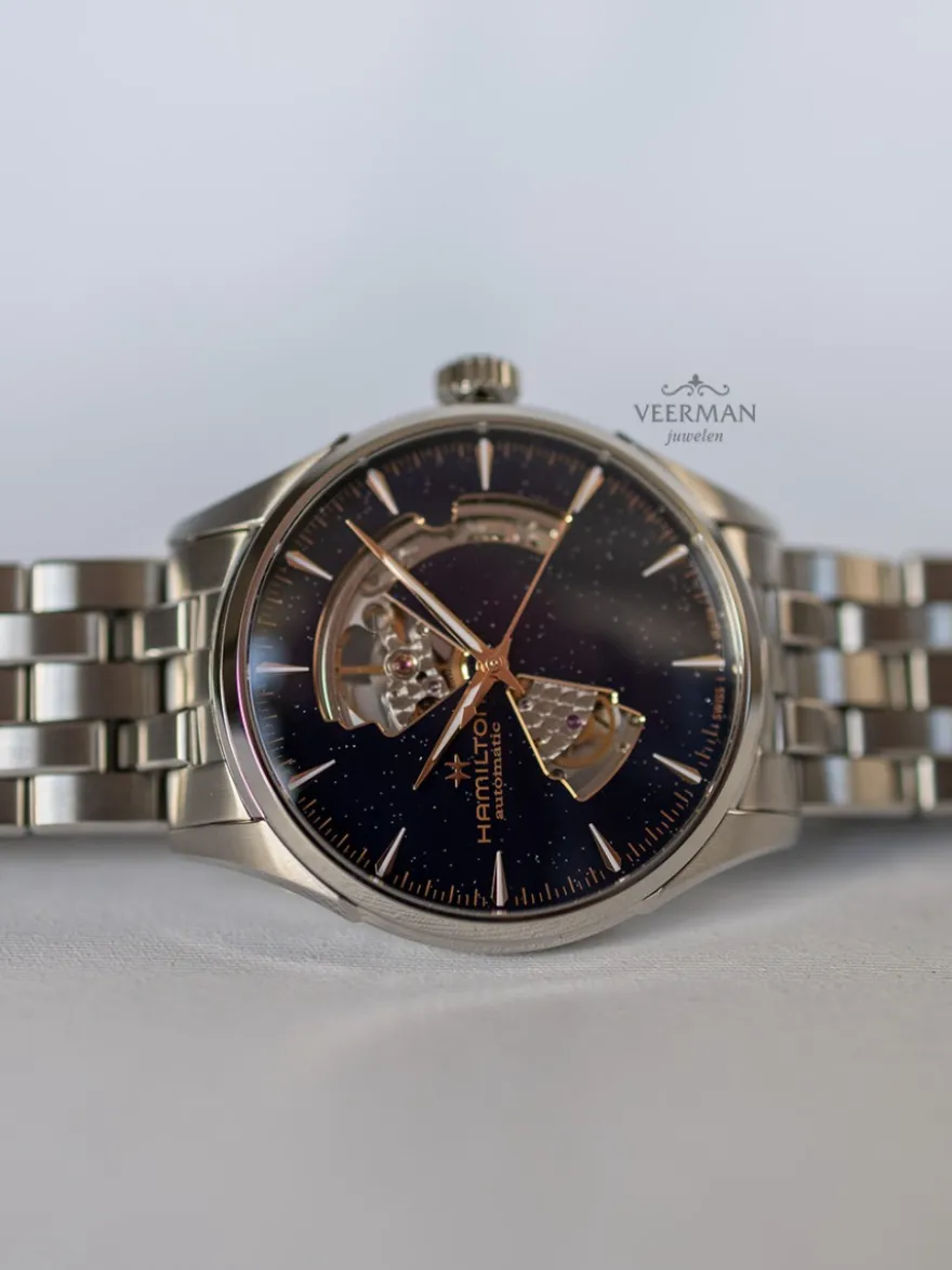 Hamilton Jazzmaster Open Heart 42mm H32705140 + Luxe Cadeau