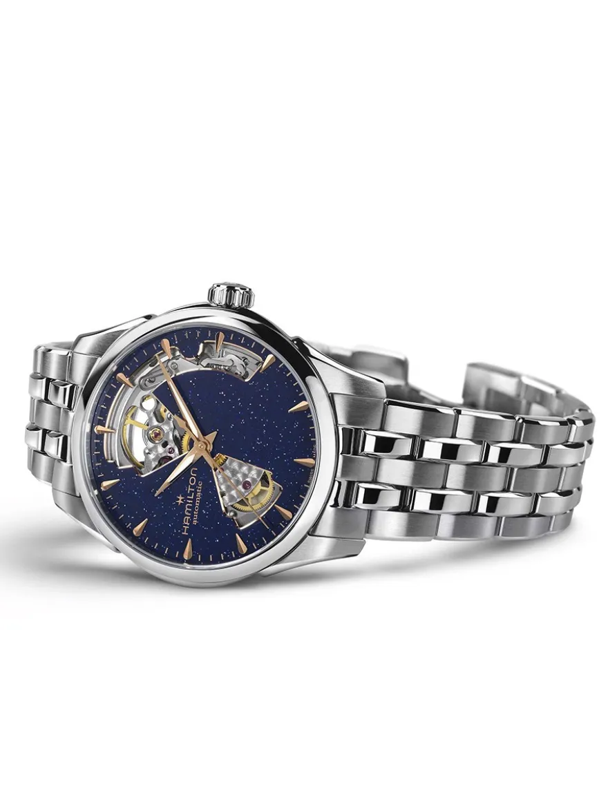 Hamilton Jazzmaster Open Heart 36mm H32215142 + Luxe Cadeau