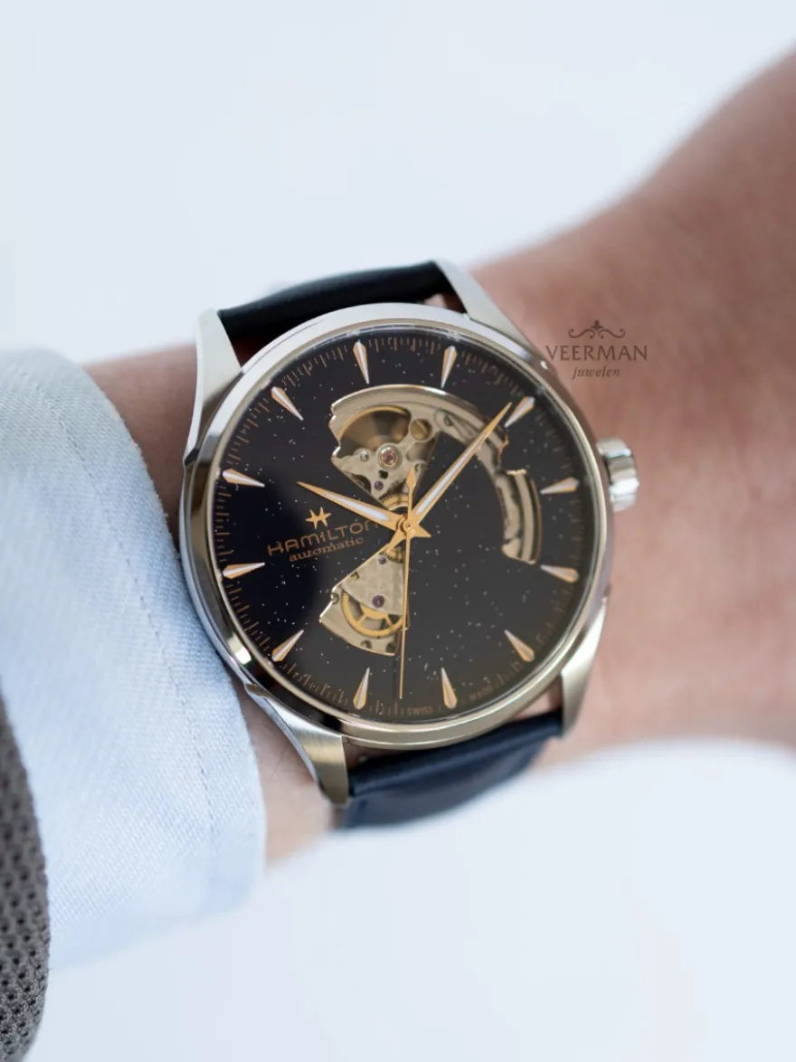 Hamilton Jazzmaster Open Heart 42mm H32705640 + Luxe Cadeau