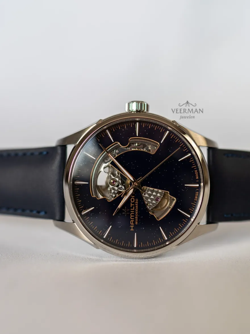 Hamilton Jazzmaster Open Heart 42mm H32705640 + Luxe Cadeau