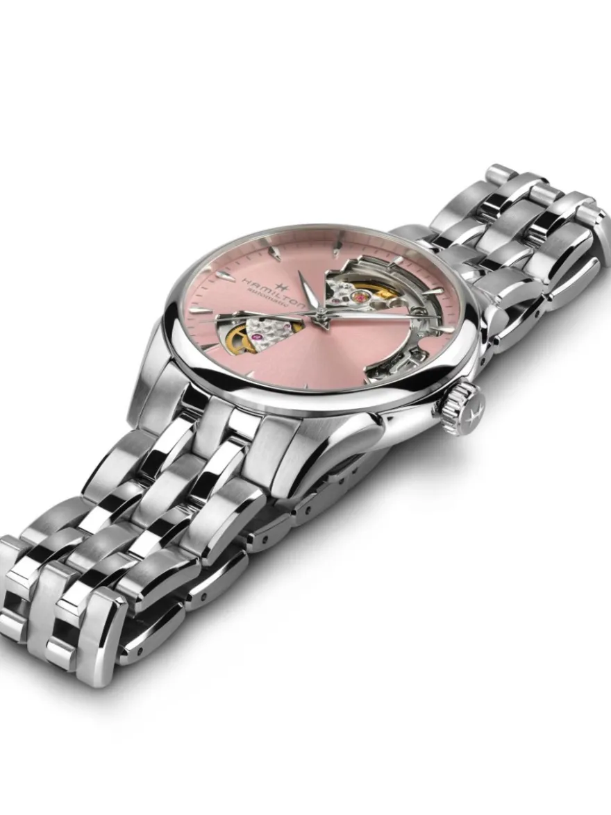Hamilton Jazzmaster Open Heart Lady H32215170 + Luxe Cadeau