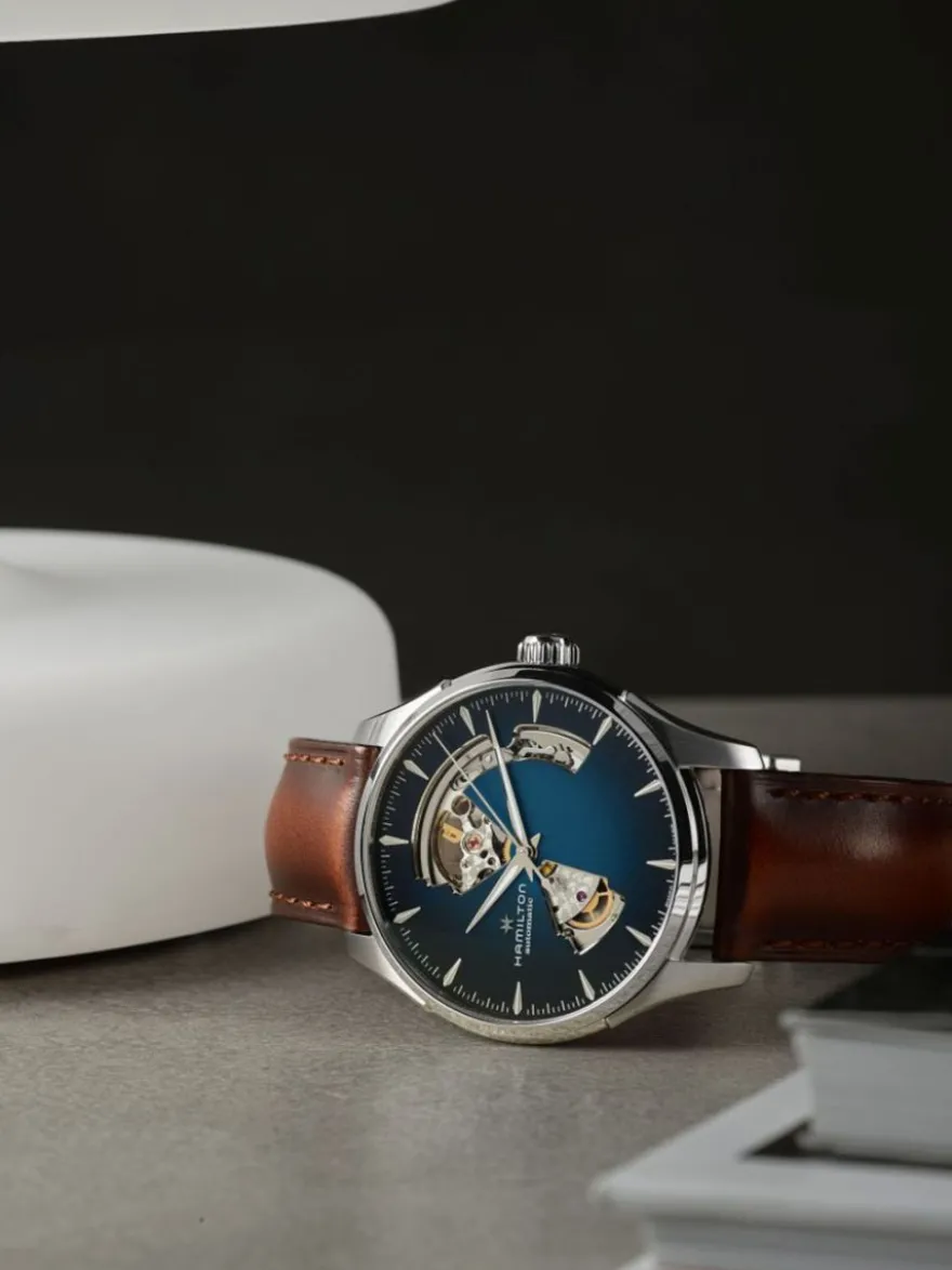 Hamilton Jazzmaster Open Heart H32675540 + Luxe Cadeau