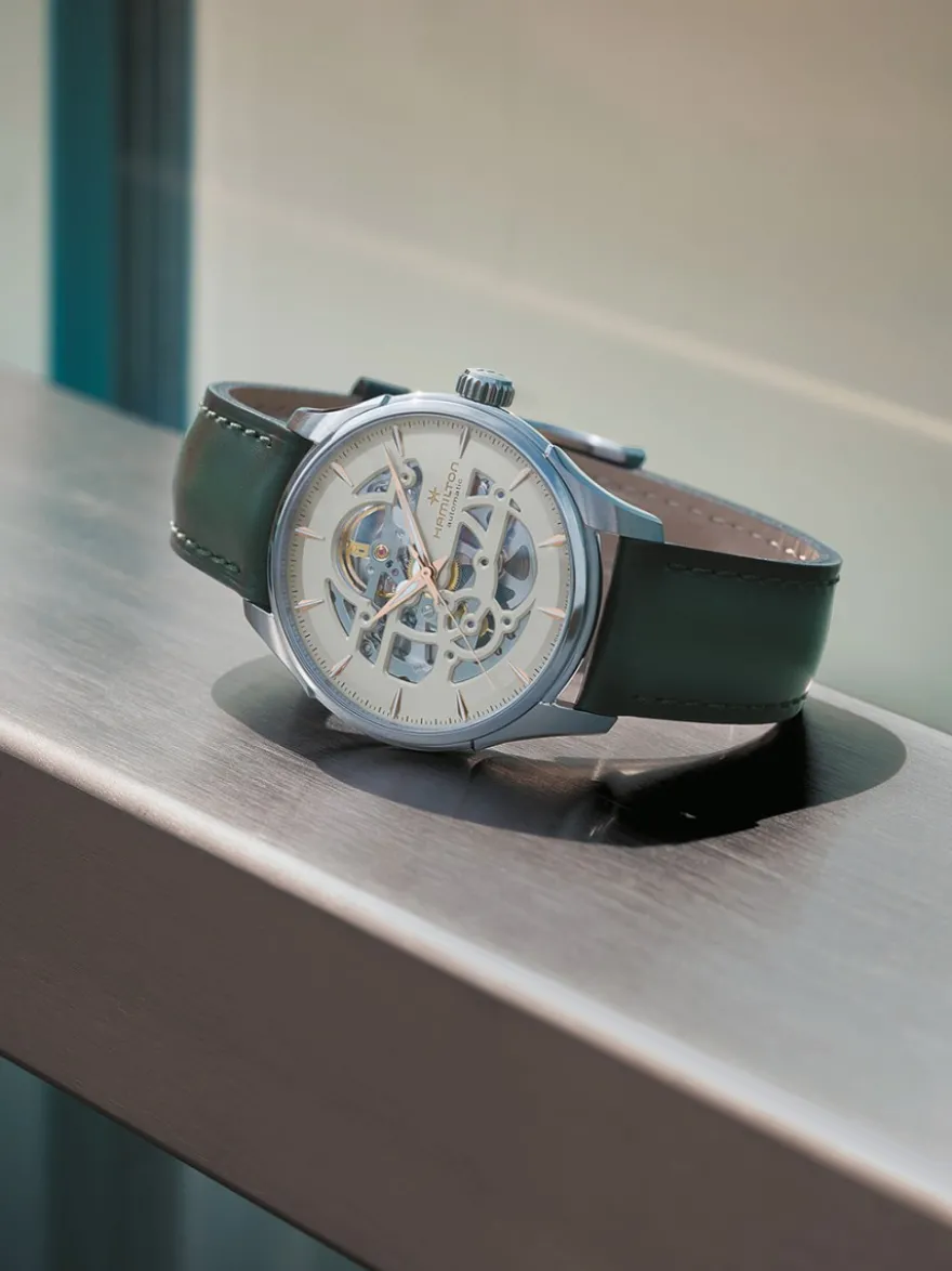 Hamilton Jazzmaster Skeleton H42535810 + Luxe Cadeau