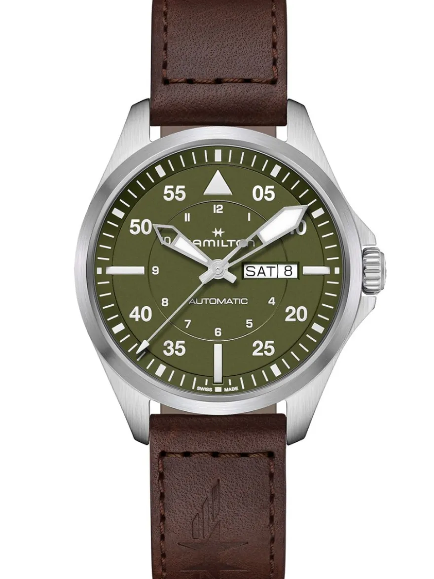 Hamilton Khaki Aviation Pilot Day Date H64635560 + Luxe Cadeau