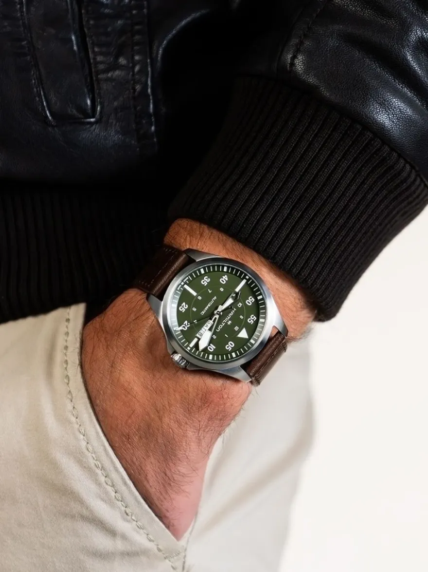 Hamilton Khaki Aviation Pilot Day Date H64635560 + Luxe Cadeau