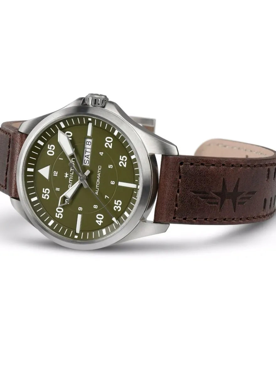 Hamilton Khaki Aviation Pilot Day Date H64635560 + Luxe Cadeau