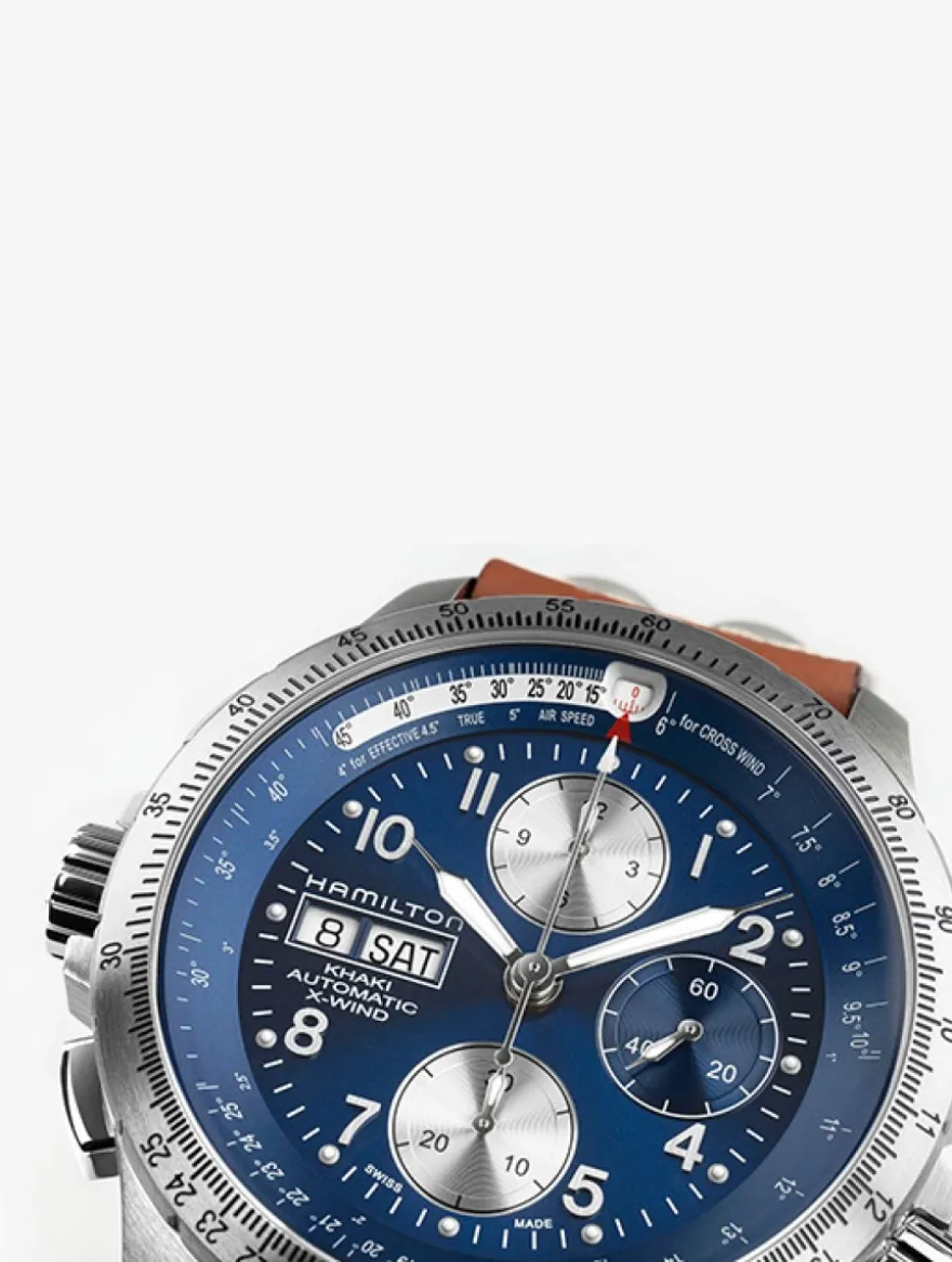 Hamilton Khaki Aviation X-Wind Chronograph H77506540 + Luxe Cadeau