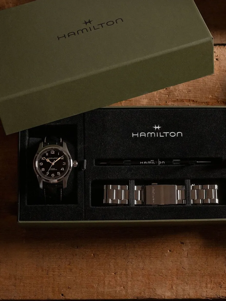Hamilton Khaki Field Murph 42mm Strapset Edition H70605732 + Luxe Cadeau