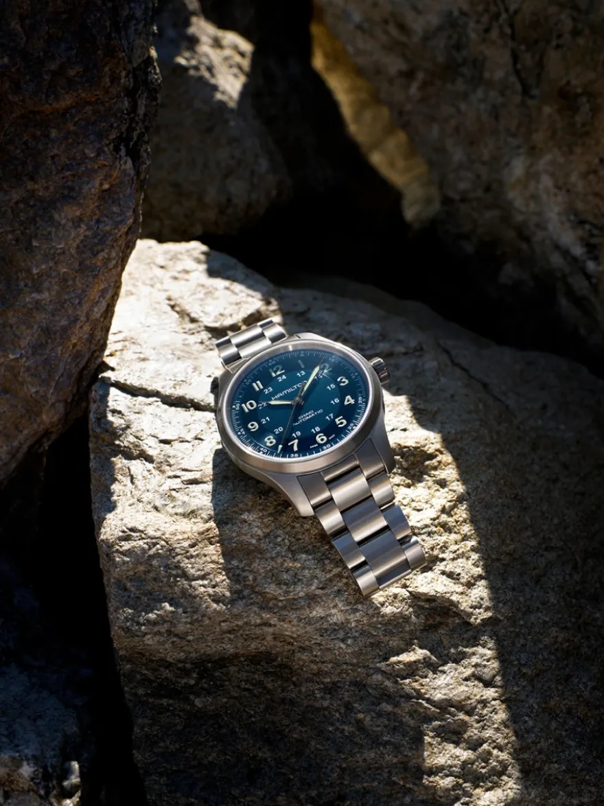Hamilton Khaki Field Titanium H70545140 + Luxe Cadeau