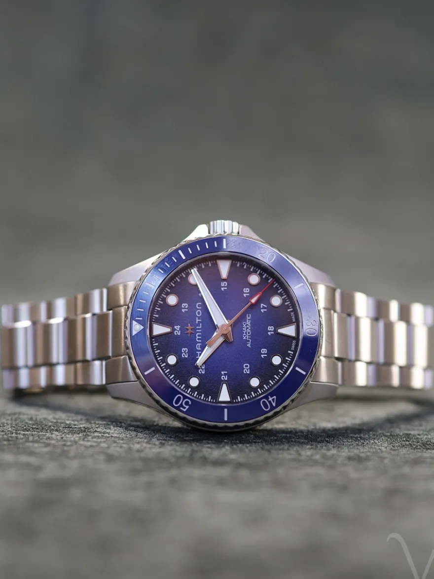 Hamilton Khaki Navy Scuba horloge H82505140 + Luxe Cadeau