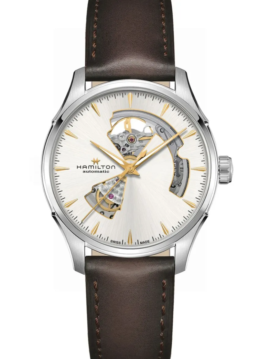 Hamiton Jazzmaster Open Heart 36mm H32215642 + Luxe Cadeau
