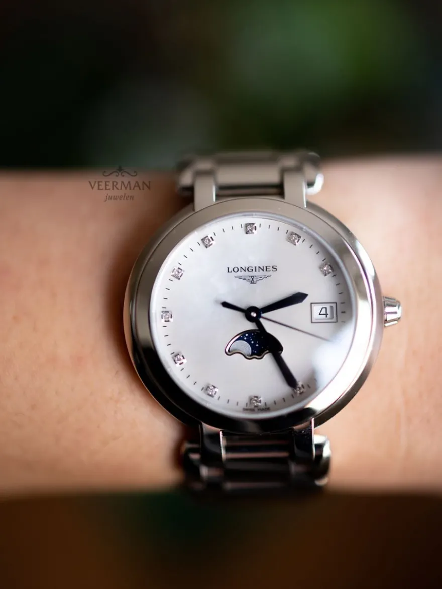 L8.116.4.87.6 Longines PrimaLuna Moonphase + Luxe cadeau