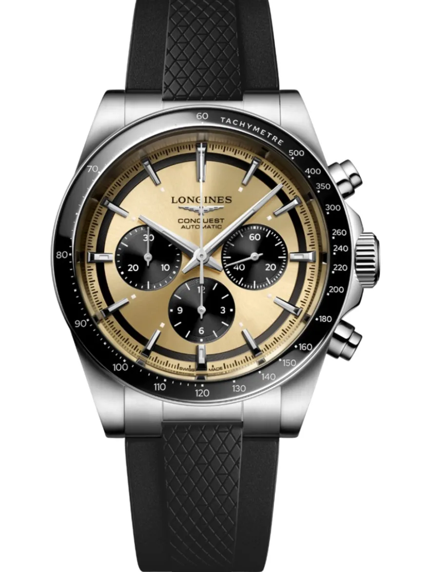 Longines Conquest Chronograph L3.835.4.32.9 + Luxe Cadeau