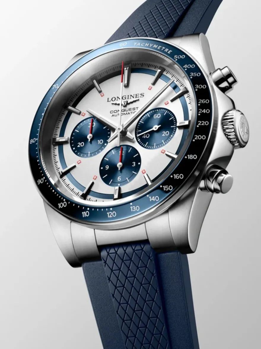 Longines Conquest Chronograph L3.835.4.98.9 + Luxe Cadeau