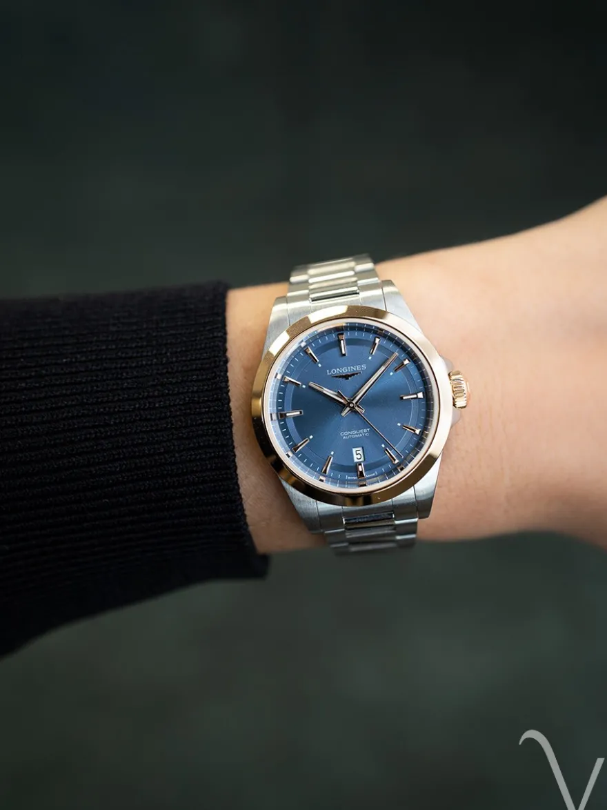 Longines Conquest 34mm L3.430.5.92.6 + Luxe Cadeau