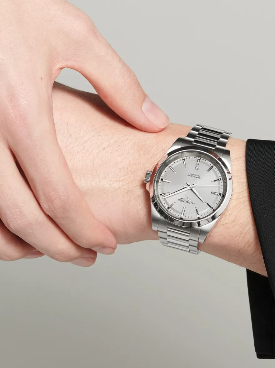 Longines Conquest 41mm L3.830.4.72.6 + Luxe Cadeau