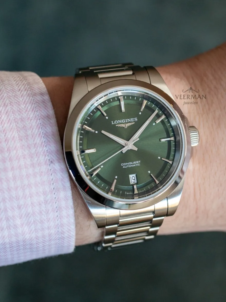 Longines Conquest 38mm L3.720.4.02.6 + Luxe Cadeau