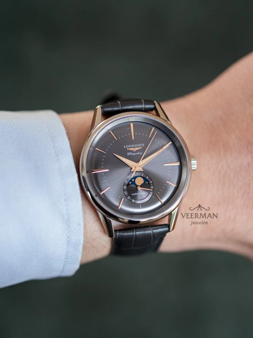 Longines Flagship Heritage L4.815.4.52.2 + Luxe cadeau