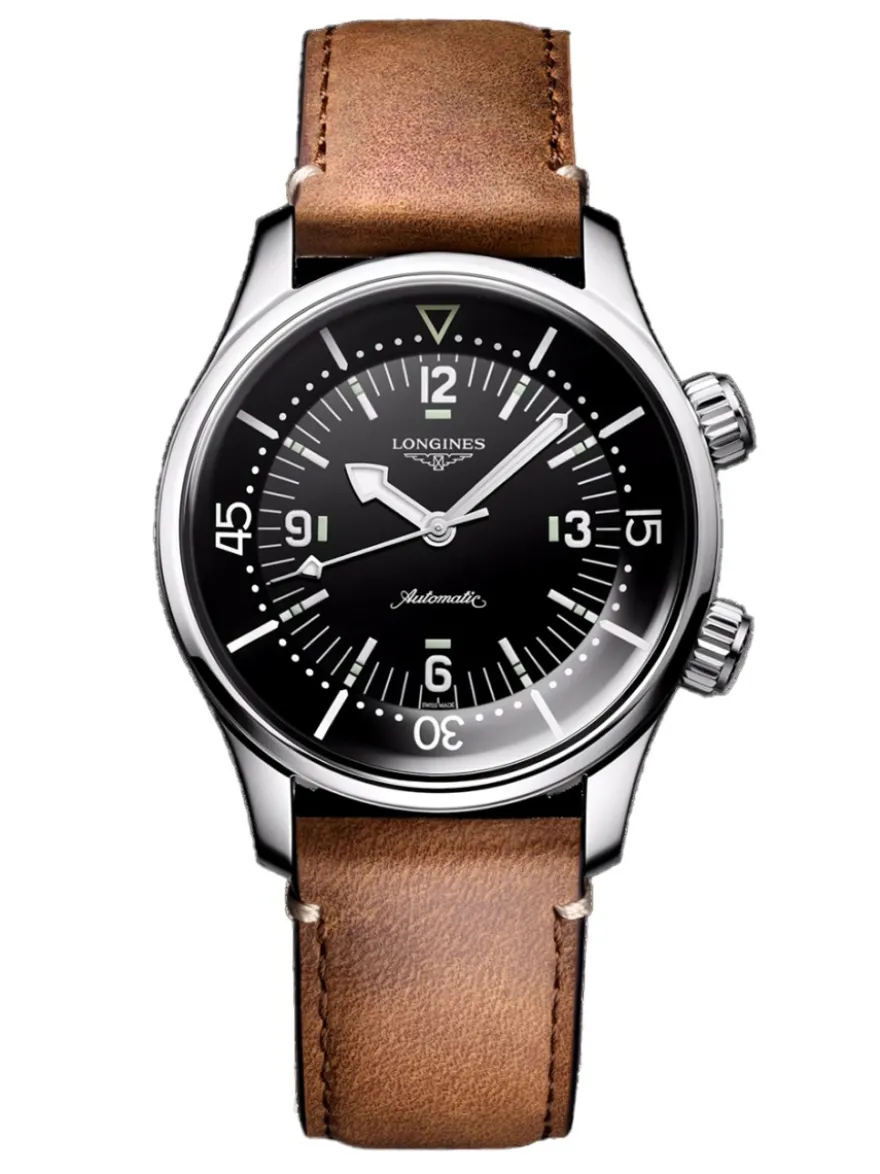 Longines Heritage Legend Diver L3.764.4.50.0 + Luxe Cadeau